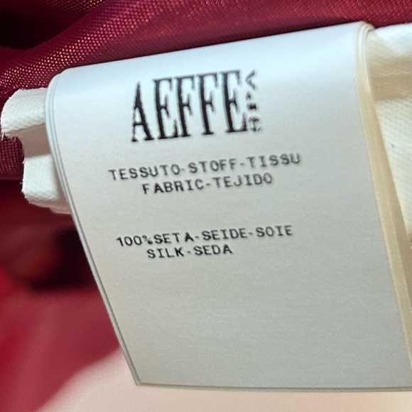 Aeffe Moschino Cheap and Chic 100% Silk Spanish Rose Ruffle Dress - Picture 12 of 12